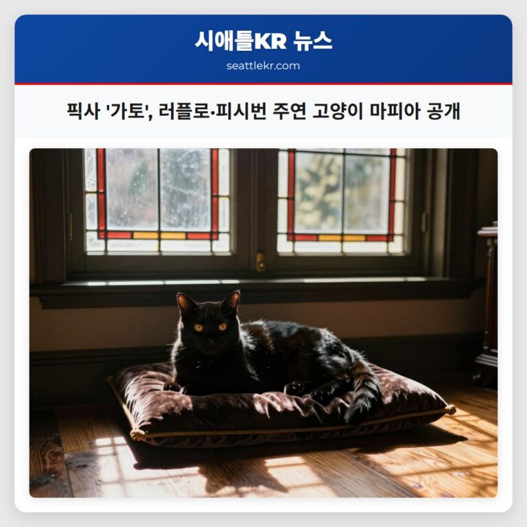 픽사 가토 러플로·피시번 주연 고양이 마피아 공개
