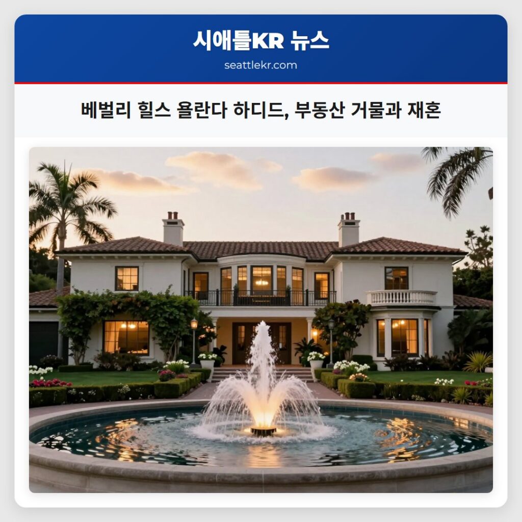 베벌리 힐스 욜란다 하디드, 부동산 거물과 재혼