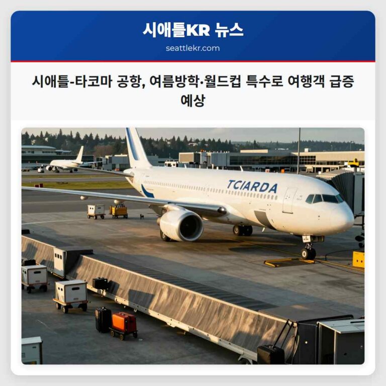 시애틀-타코마 공항 여름방학·월드컵 특수로 여행객 급증 예상