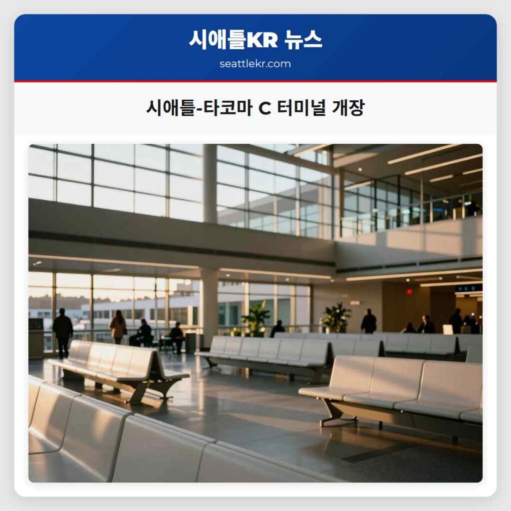 시애틀-타코마 C 터미널 개장