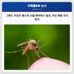 그랜드 카운티 웨스트 나일 바이러스 발견 주민 예방 조치 권고