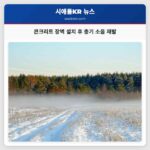 콘크리트 장벽 설치 후 총기 소음 재발