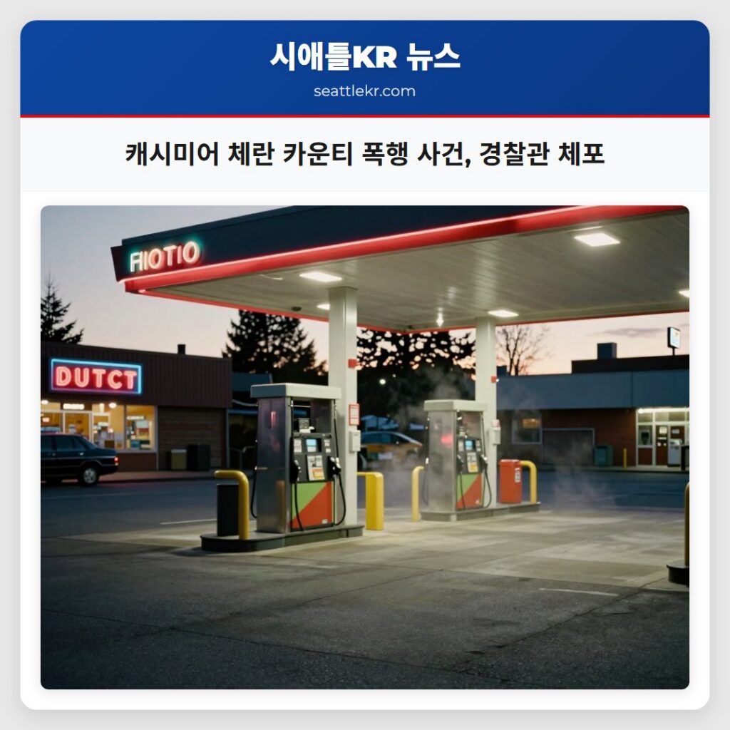캐시미어 체란 카운티 폭행 사건, 경찰관 체포