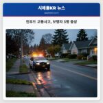 린우드 교통사고 보행자 3명 중상