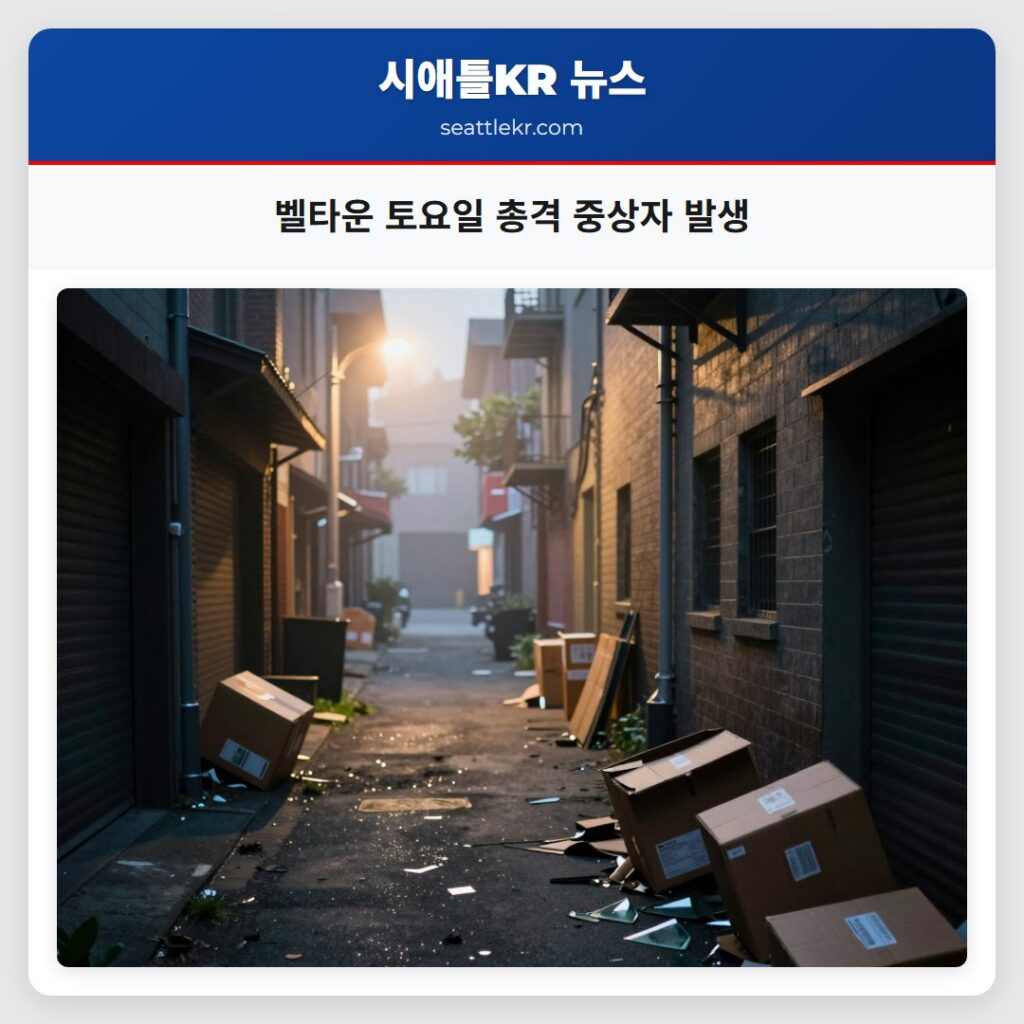 벨타운 토요일 총격 중상자 발생