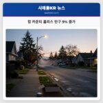킹 카운티 홈리스 인구 9% 증가