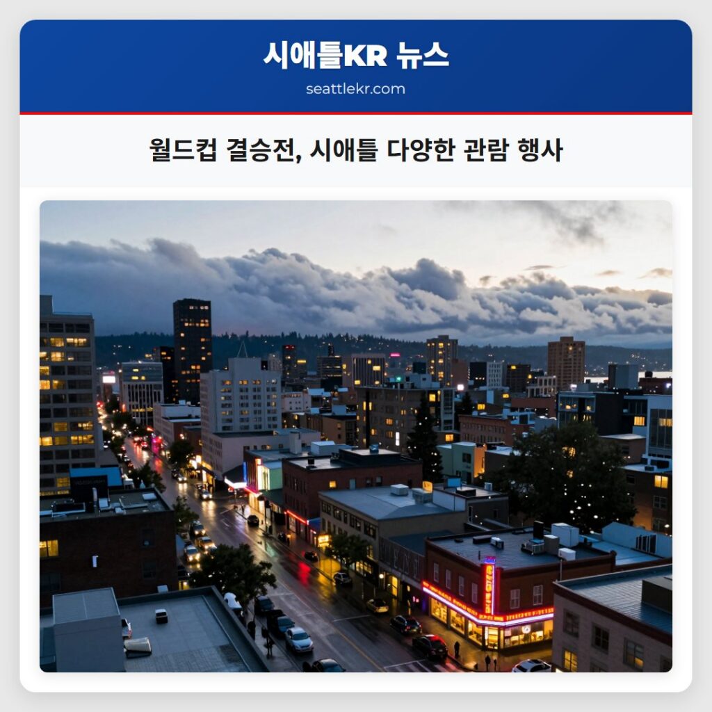 월드컵 결승전, 시애틀 다양한 관람 행사