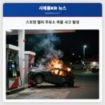 스포캔 밸리 주유소 폭발 사고 발생