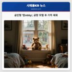 곰인형 밥obby 공항 모험 후 가족 재회