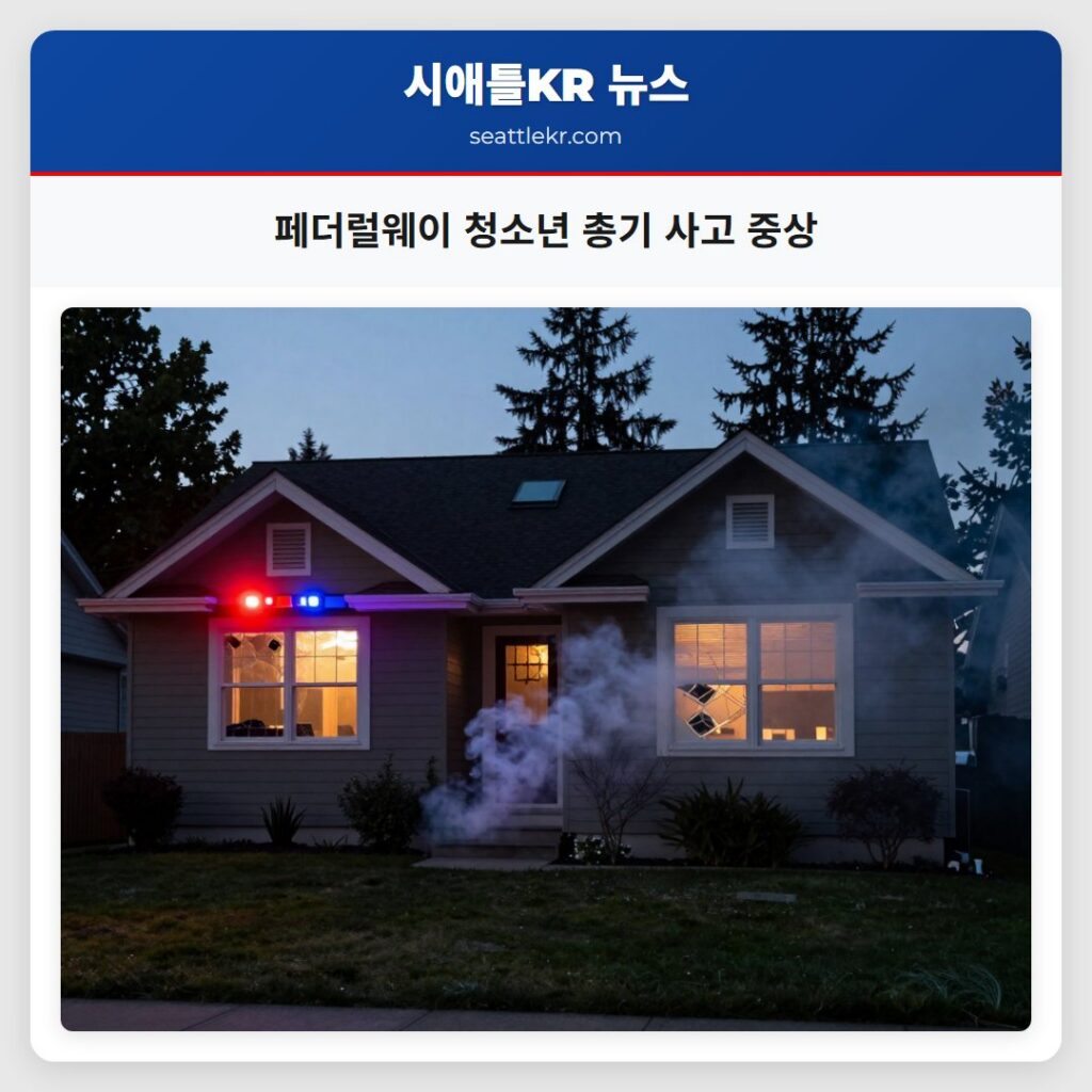 페더럴웨이 청소년 총기 사고 중상