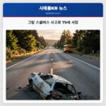 그람 스쿨버스 사고로 79세 사망