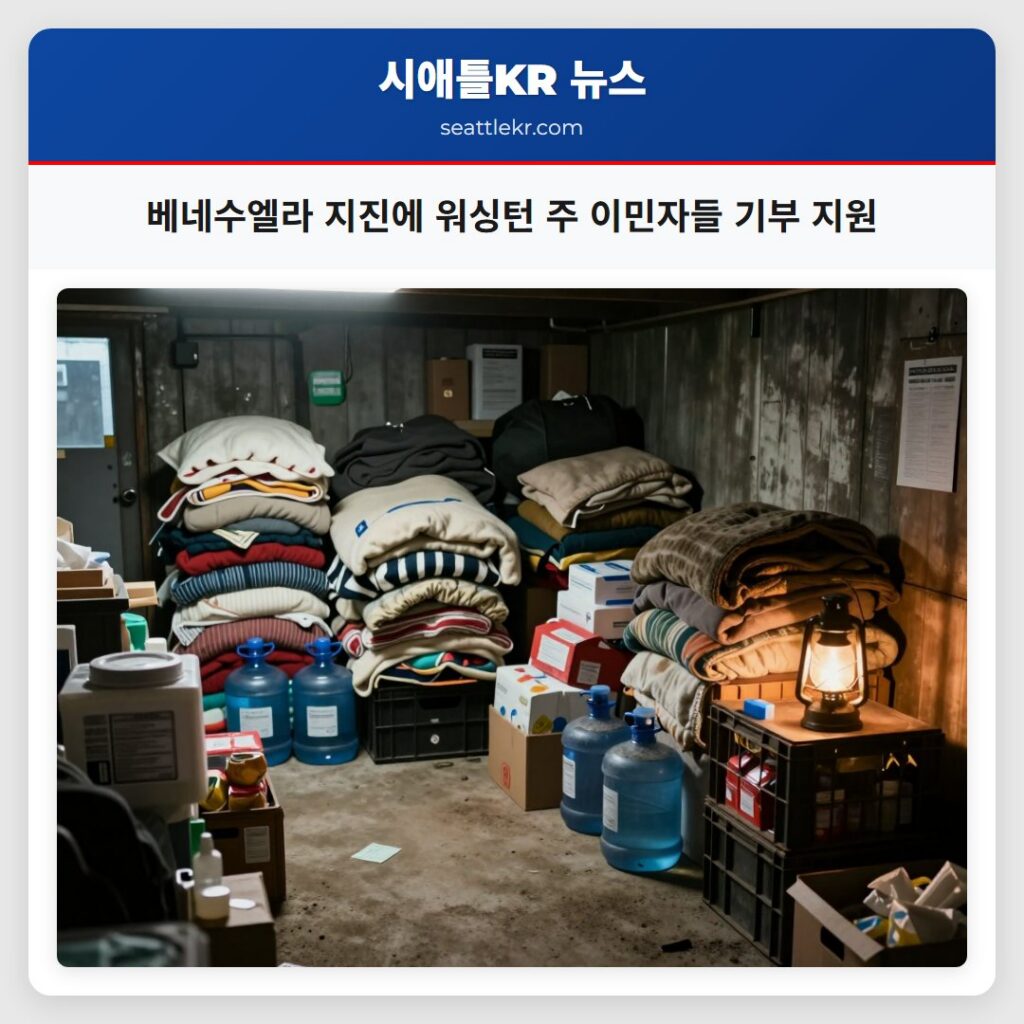 베네수엘라 지진에 워싱턴 주 이민자들 기부 지원