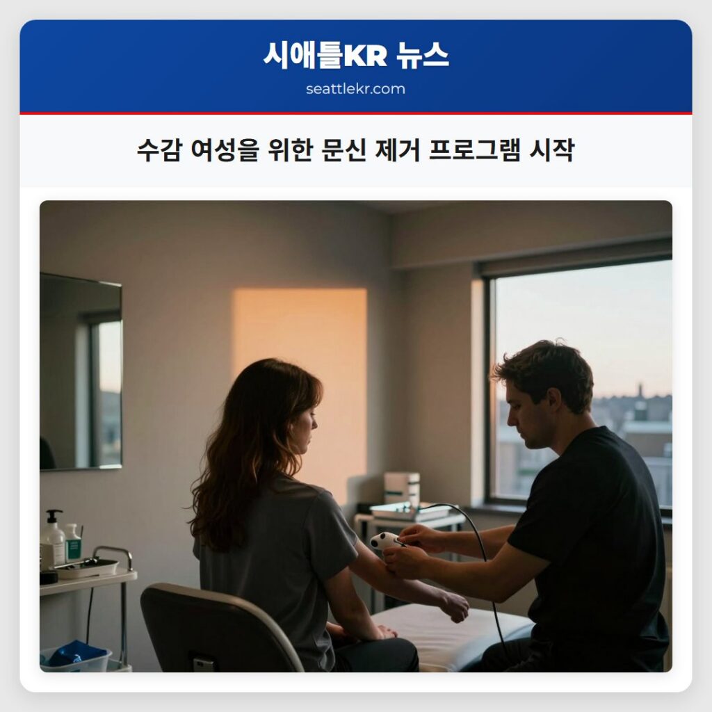 수감 여성을 위한 문신 제거 프로그램 시작