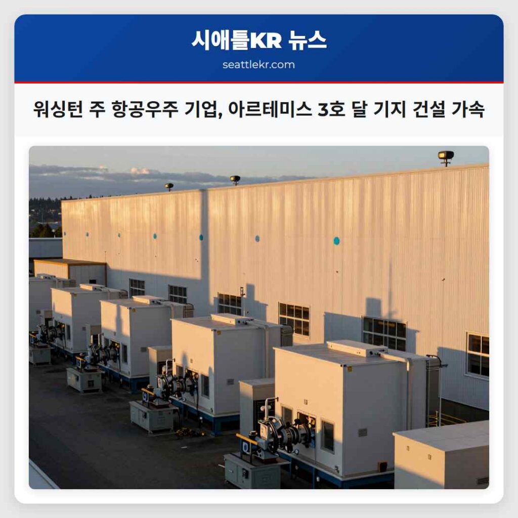 워싱턴 주 항공우주 기업, 아르테미스 3호 달 기지 건설 가속