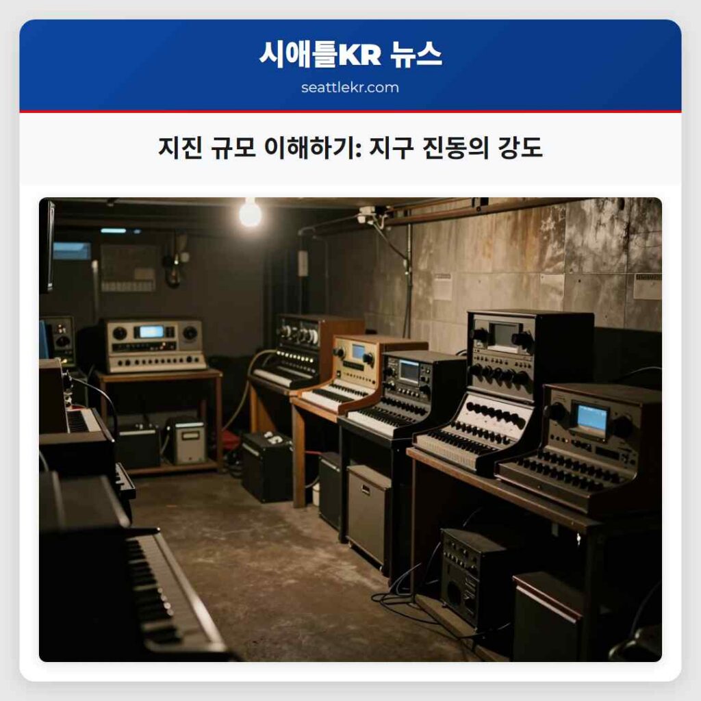 지진 규모 이해하기: 지구 진동의 강도
