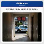 렌턴 경찰서 인공지능 바디캠으로 언어 장벽 해소