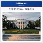 백악관 근처 프리덤 250 드론 음모 차단