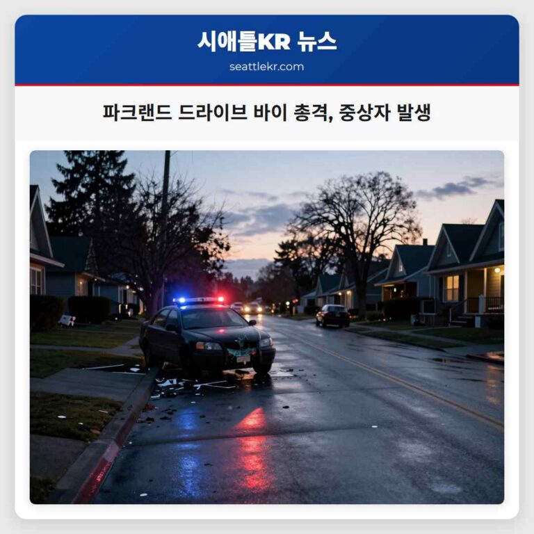 파크랜드 드라이브 바이 총격 중상자 발생