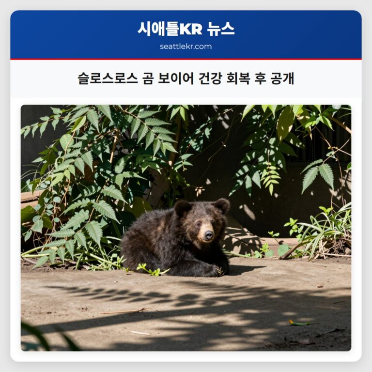 슬로스로스 곰 보이어 건강 회복 후 공개