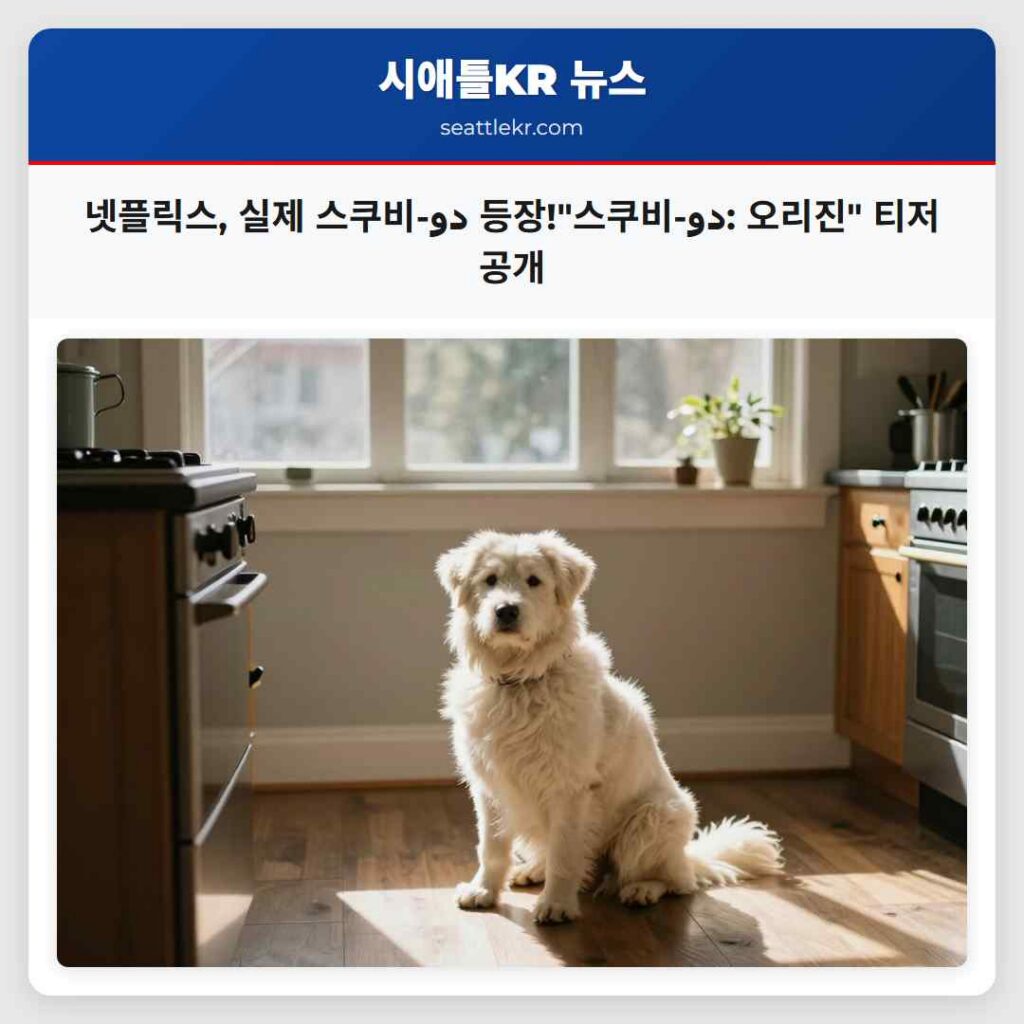 넷플릭스, 실제 스쿠비-دو 등장!"스쿠비-دو: 오리진" 티저 공개
