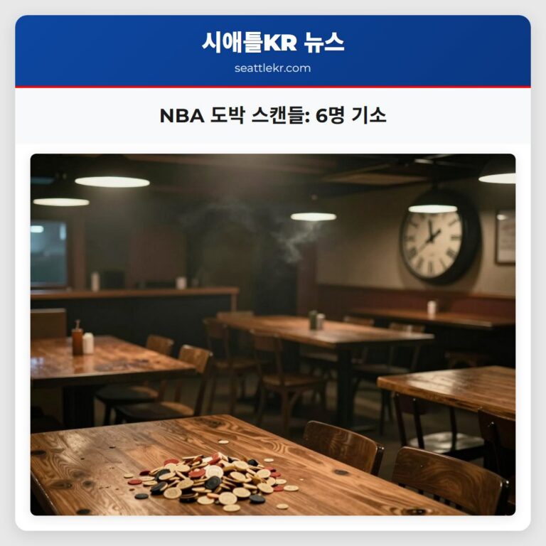 NBA 도박 스캔들 6명 기소