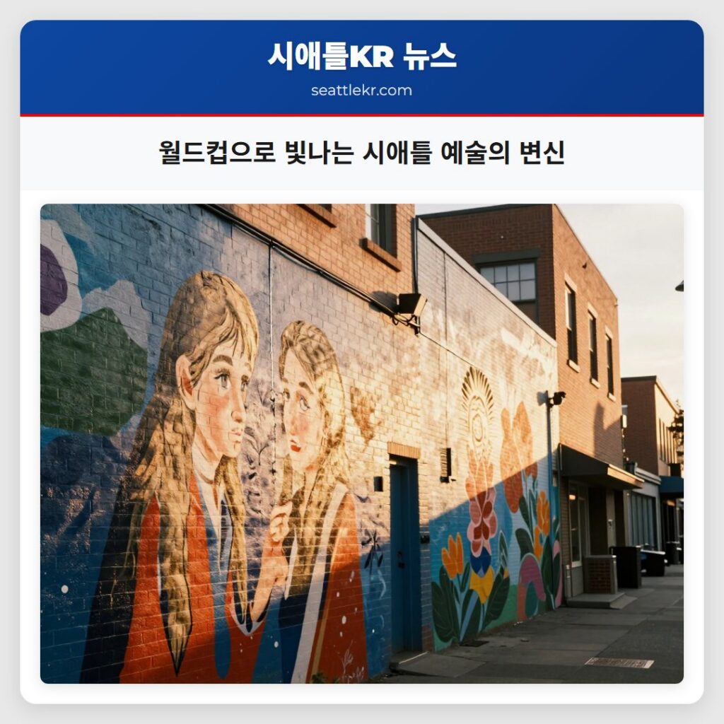 월드컵으로 빛나는 시애틀 예술의 변신