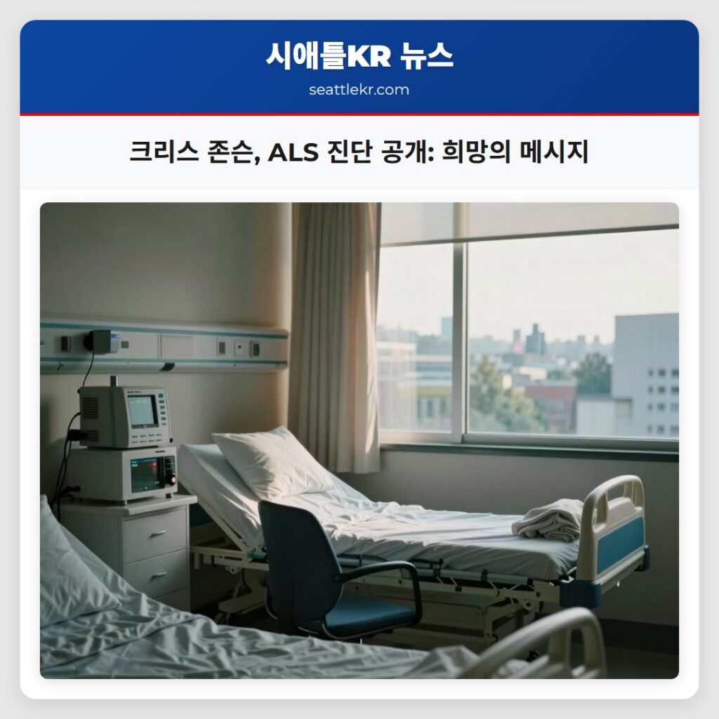크리스 존슨, ALS 진단 공개: 희망의 메시지