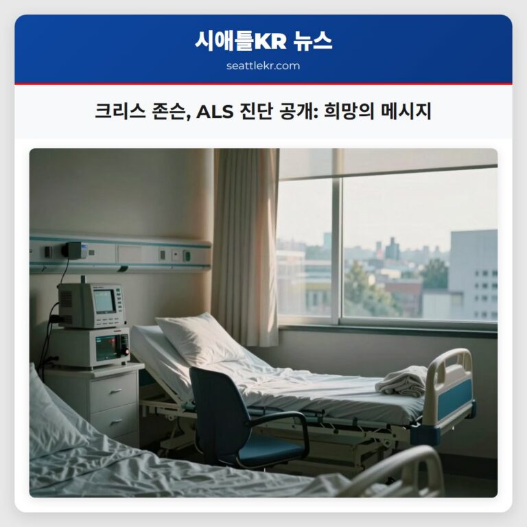 크리스 존슨 ALS 진단 공개 희망의 메시지