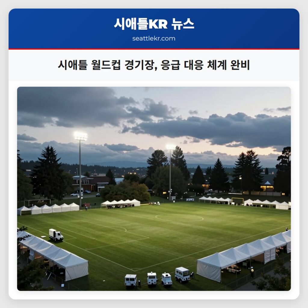 시애틀 월드컵 경기장, 응급 대응 체계 완비