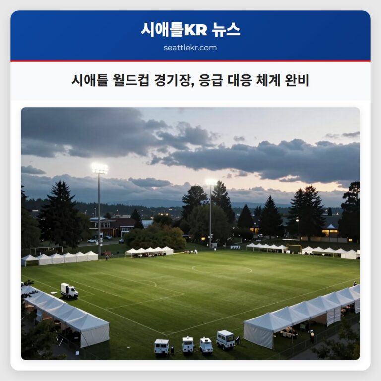 시애틀 월드컵 경기장 응급 대응 체계 완비