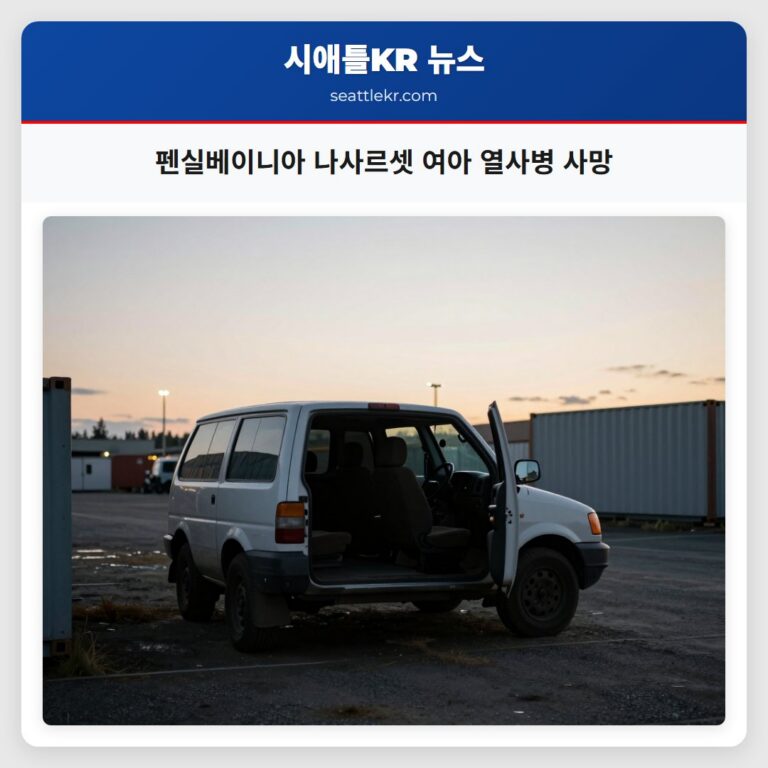 펜실베이니아 나사르셋 여아 열사병 사망