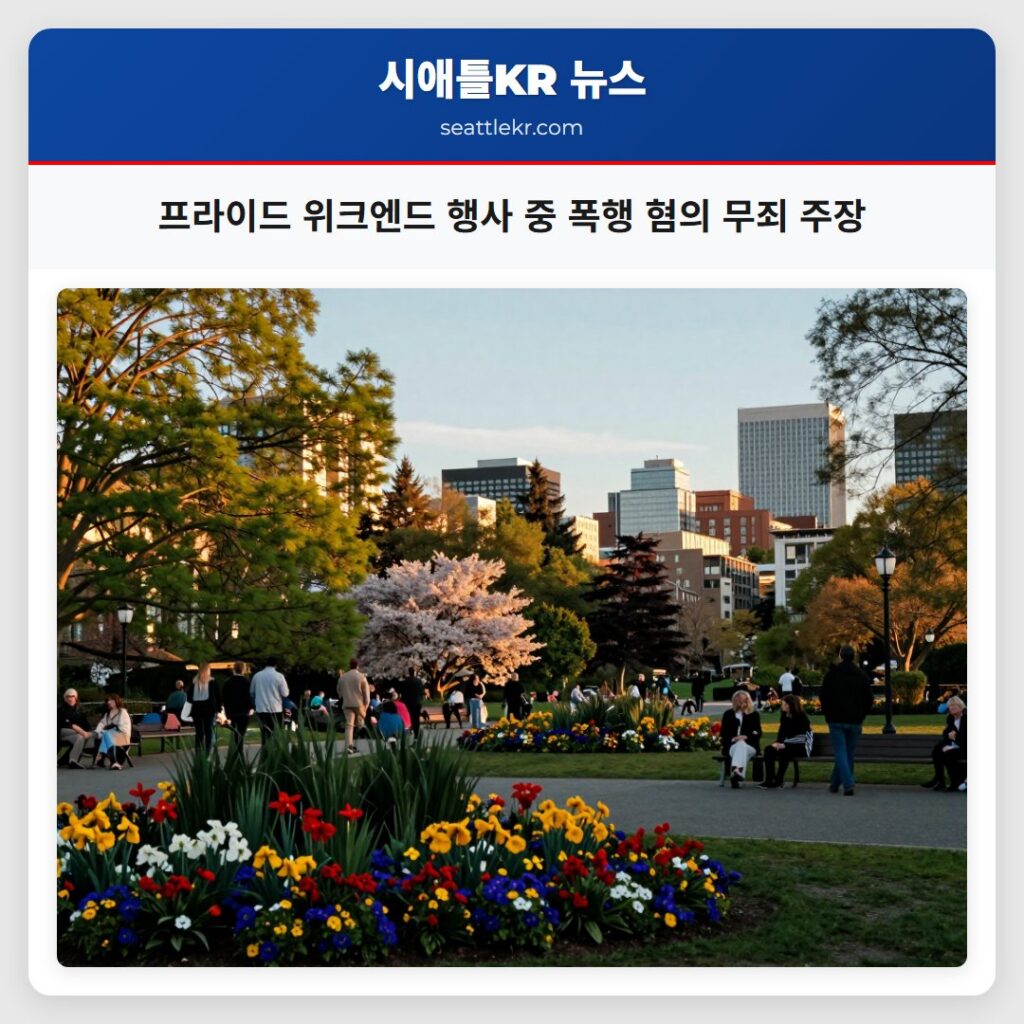 프라이드 위크엔드 행사 중 폭행 혐의 무죄 주장