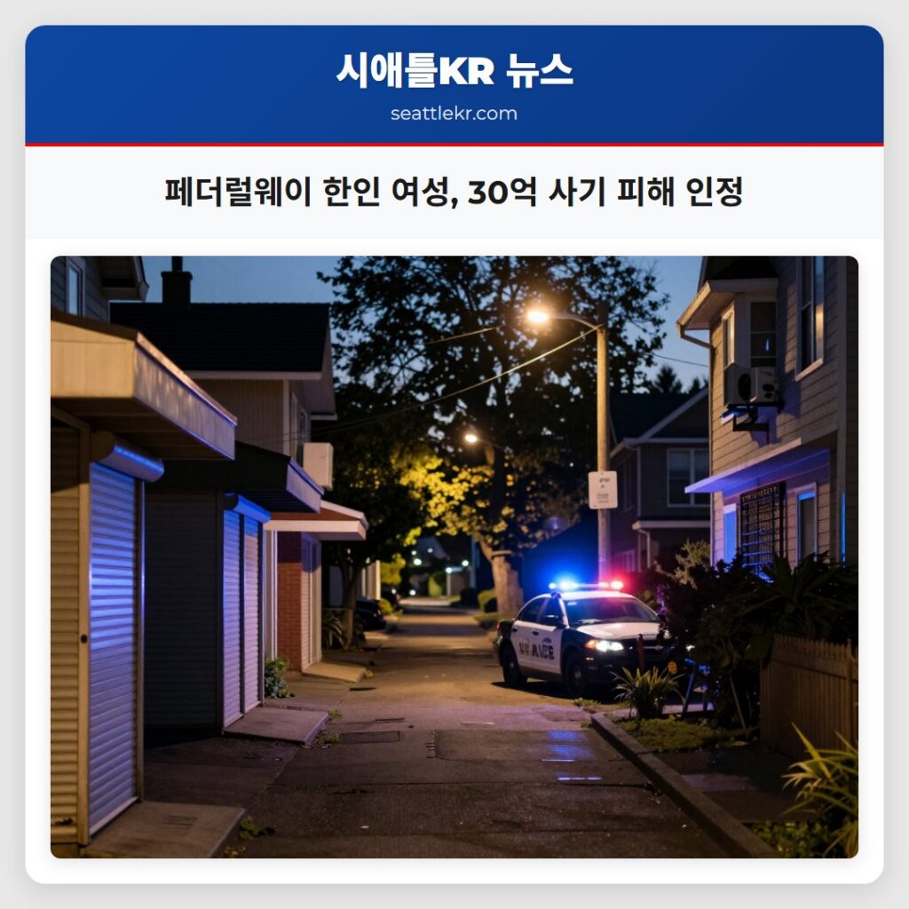 페더럴웨이 한인 여성, 30억 사기 피해 인정
