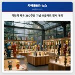 국민의 자유 250주년 기념 보블헤드 전시 개최