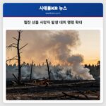 첼란 산불 사망자 발생 대피 명령 확대