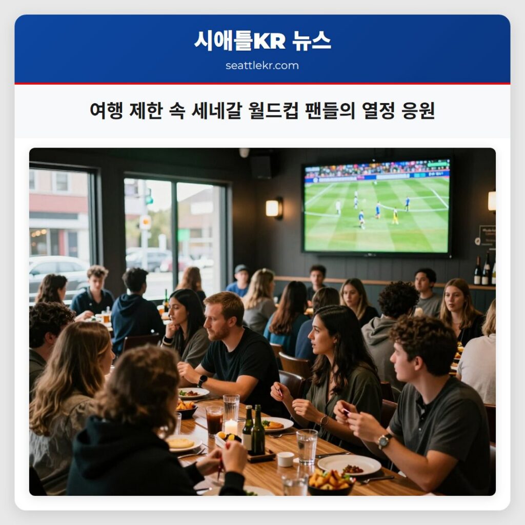 여행 제한 속 세네갈 월드컵 팬들의 열정 응원