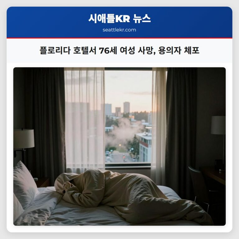 플로리다 호텔서 76세 여성 사망 용의자 체포