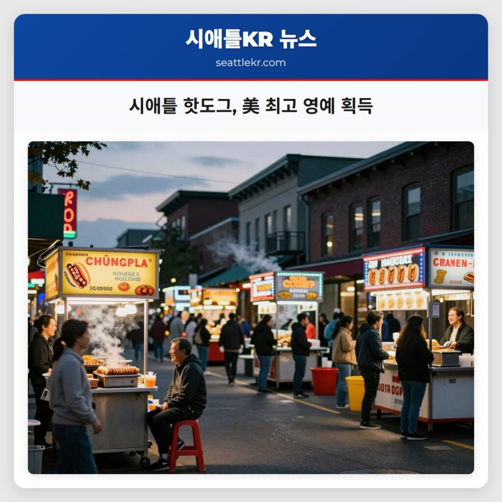 시애틀 핫도그, 美 최고 영예 획득