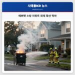 에버렛 소방 아파트 화재 확산 막아