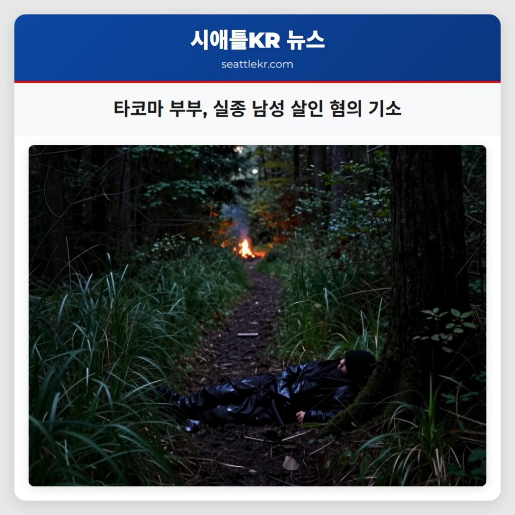 타코마 부부, 실종 남성 살인 혐의 기소