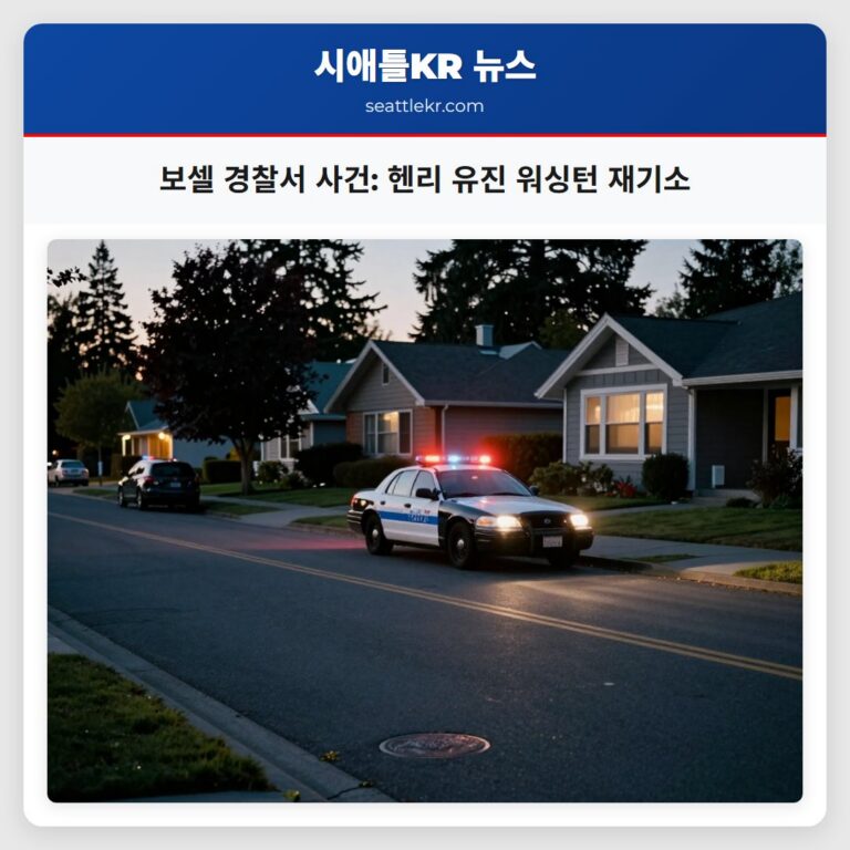 보셀 경찰서 사건 헨리 유진 워싱턴 재기소