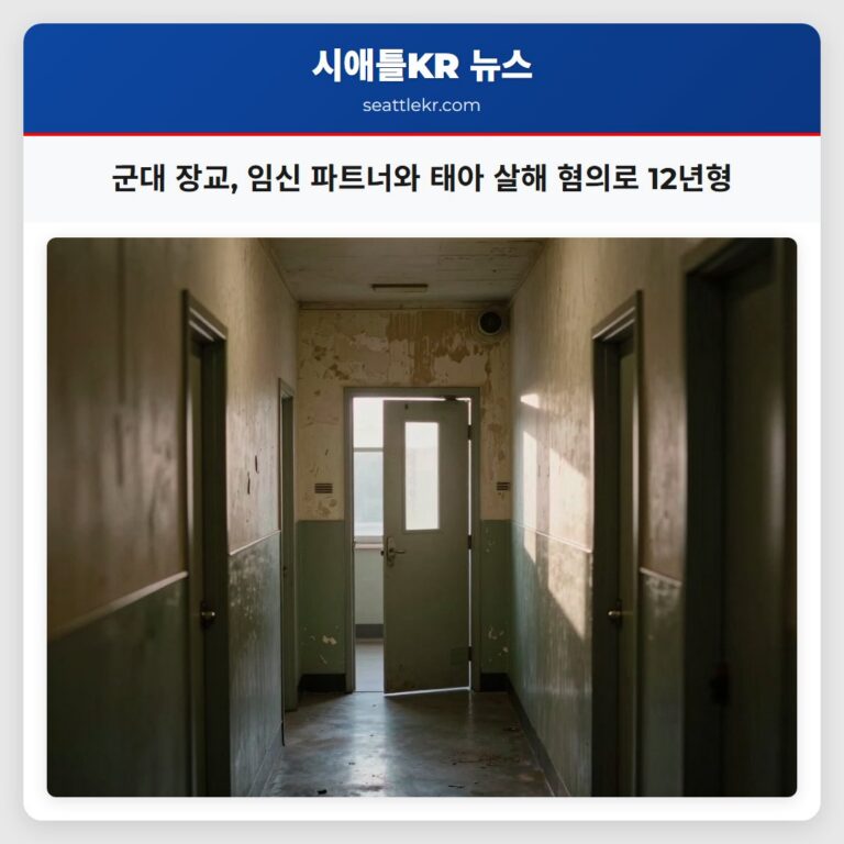 군대 장교 임신 파트너와 태아 살해 혐의로 12년형