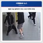 벨뷰 도심 칼찌르기 미수 사건 목격자 모집