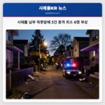 시애틀 남부 하룻밤에 3건 총격 최소 6명 부상